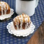 mini cakes on a fancy napkin