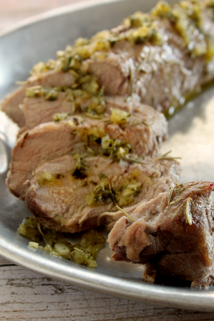 sliced up pork tenderloin 